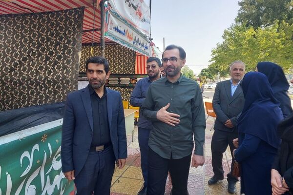 بازدید قائم مقام رئیس سازمان دانش‌آموزی از موکب اربعین در سنندج