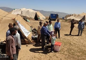 حضور پرشور مردم عشایر شهرستان فریدونشهر پای صندوق‌های رأی