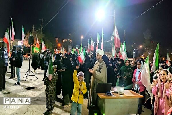 هم صدایی مردم شهر بار در حمایت از آرمان ها 