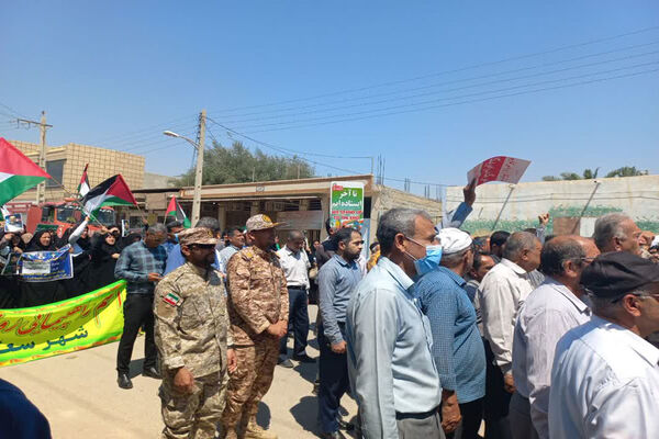 راهپیمایی روز قدس در تنگستان، شبانکاره، سعدآباد و بوشهر