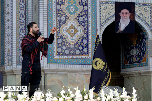 مجلس عزای شهادت رهبر معظم انقلاب (ره) در حرم مطهر رضوی