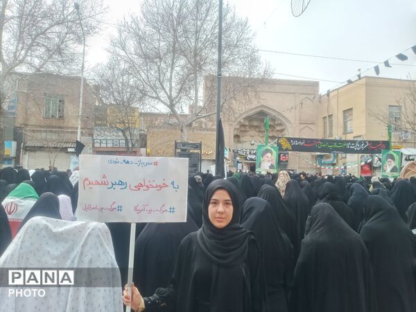 حضور پر شور مردم ولایت مدار نیشابور در راهپیمایی روز قدس 