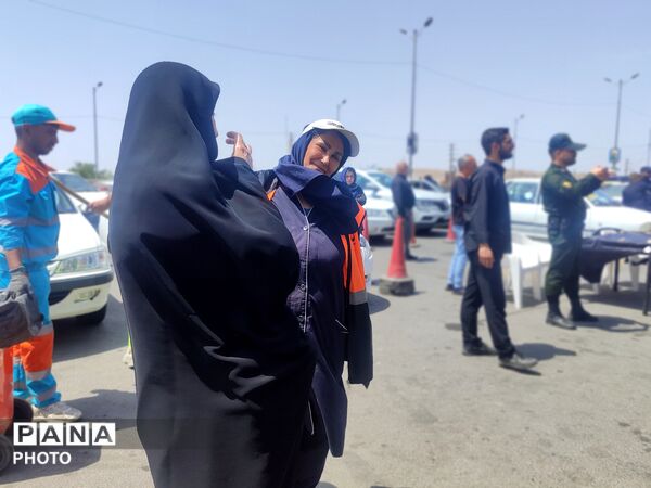 مدارس اسکان و موکب های پذیرایی در پردیس