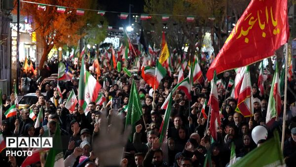 خروش مردم فردیس در محکومیت جنایات دشمنان ایران