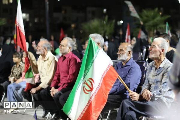 موج ۱۹۶ از حضور باشکوه مردم کهریزک در تجمعات شبانه