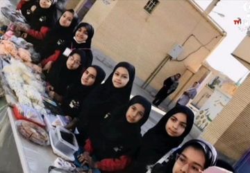 گزارشی از بازارچه دانش‌آموزان دبستان عصمت دامغان