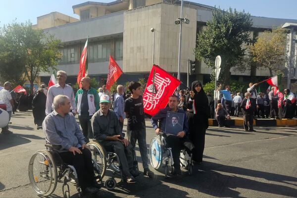 راهپیمایی جان‌فدایان ایران در شیراز - 1