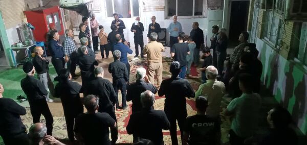 عزاداری اربعین خدمتگزاران حسینیه  ابوالفضلی فدافن در مشهد مقدس