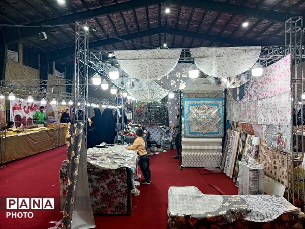 جلوه‌هایی از مراسم افتتاح نمایشگاه بهاره شهر جعفریه