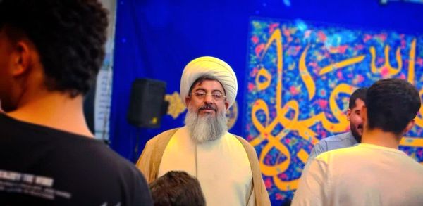 مراسم اعتکاف دانش‌آموزی در اولین روز اعتکاف در ساوجبلاغ