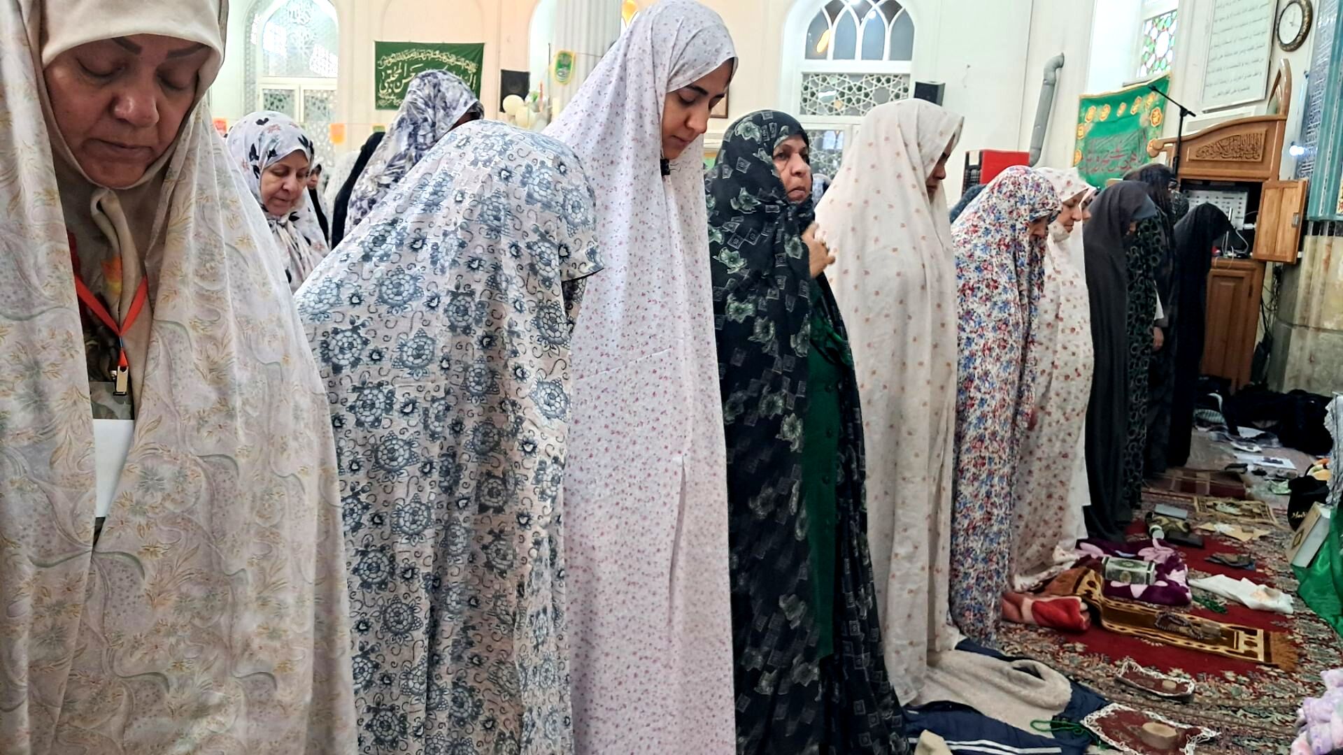 اعتکاف دخترانه در مسجد امام حسن مجتبی(ع) قم