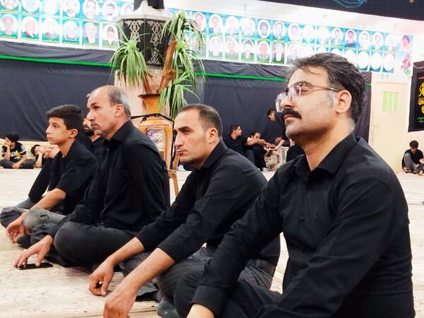 شور حسینی در هیئت شاهزاده قاسم ابن الحسن روستای فدافن