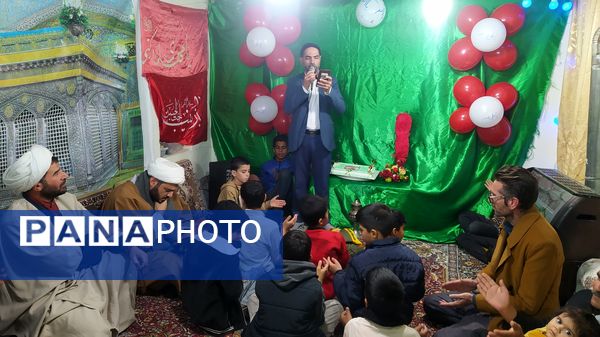 جشن میلاد طفل شش ماهه کربلا در هیئت علی‌اصغری فداف