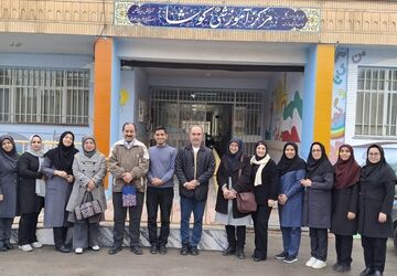 بازدید رئیس هیئت جانبازان و توان‌یابان مشهد از دبستان چندمعلولیتی کوشا