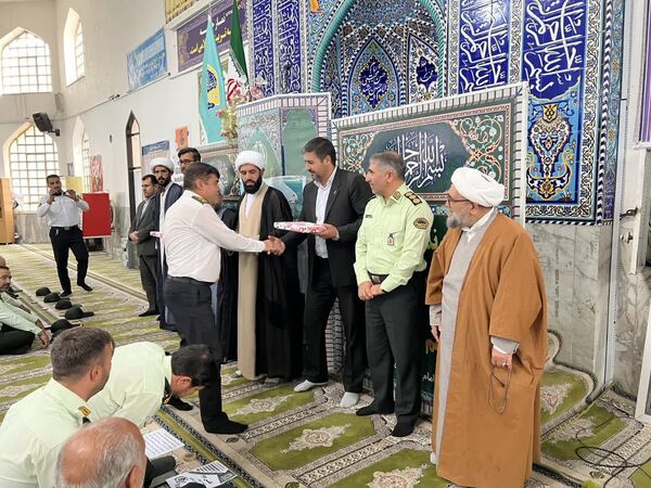 مراسم گرامیداشت هفته نیروی انتظامی در شهرستان سملقان