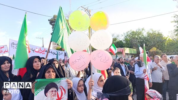 حضور پرشورو حماسی  جان فدایان در شهرستان پلدختر 