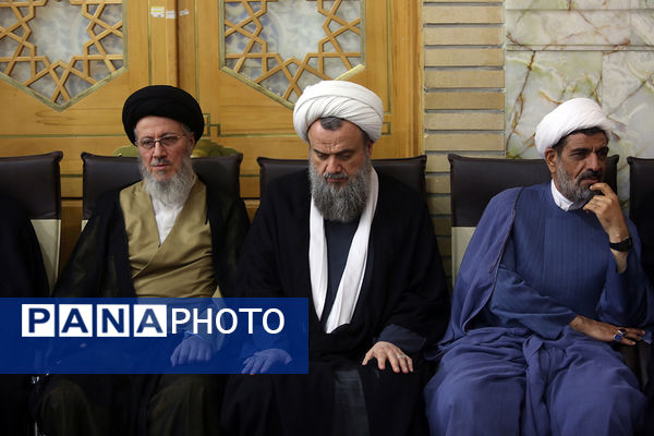 مراسم بزرگداشت والده «سید حسن نصرالله» در قم