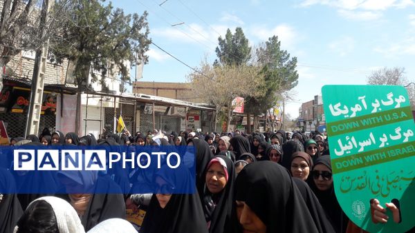 حضور پرشور مردم شهرستان سملقان در راهپیمایی روز قدس