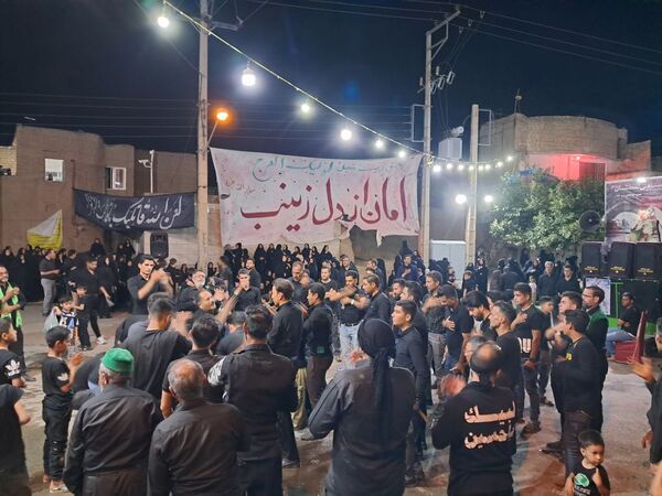 اجتماع بزرگ هیئت دهستان بزرگ رزق‌آباد شهرستان کاشمر 