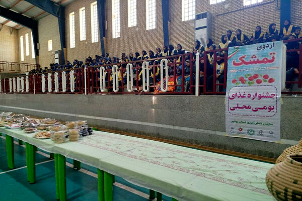 اردوی تمشک دختران شهرستان‌های جنوبی استان بوشهر در کنگان