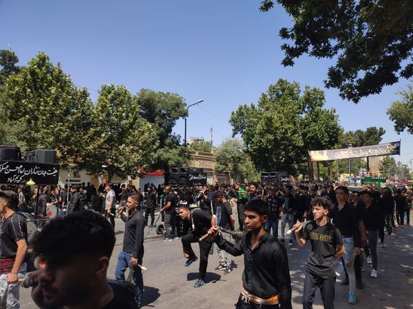 مراسم عزاداری عاشورای حسینی در شهرستان نیشابور 