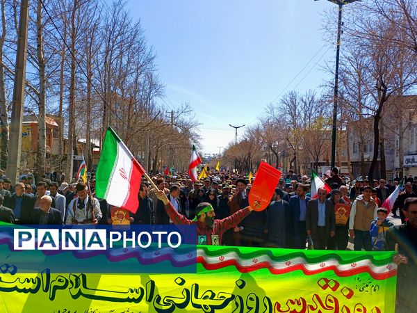 راهپیمایی باشکوه روز قدس در بروجرد