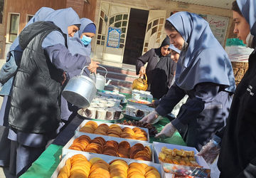 عطر فاطمیه در مدرسه شاهد مهر پیچید