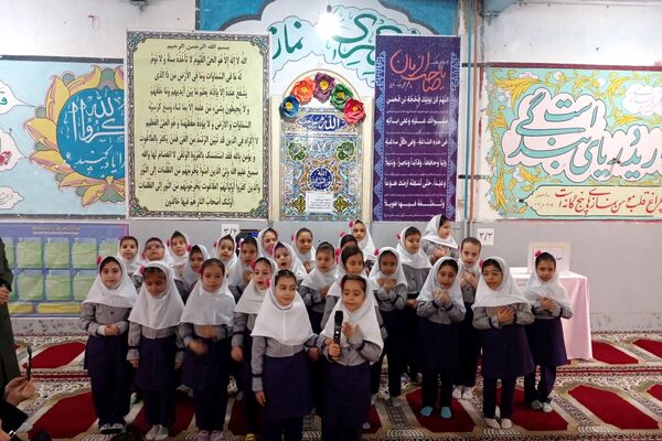 گرامیداشت میلاد حضرت زهرا (س) در دبستان فرزانگان رباط‌کریم