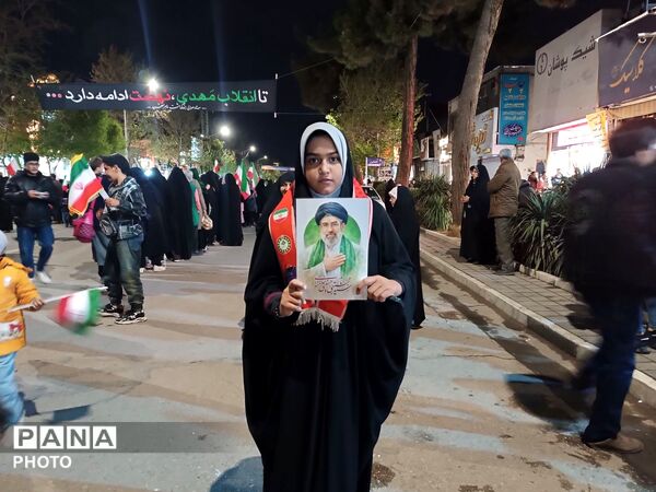 آیین چهلمین روز شهادت امام خامنه‌ای، میهمان دیار کهن نیشابور