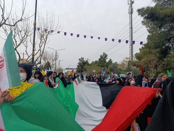 ابراز وحدت و همدلی سمنانی‌ها با مردم مظلوم فلسطین در روز قدس