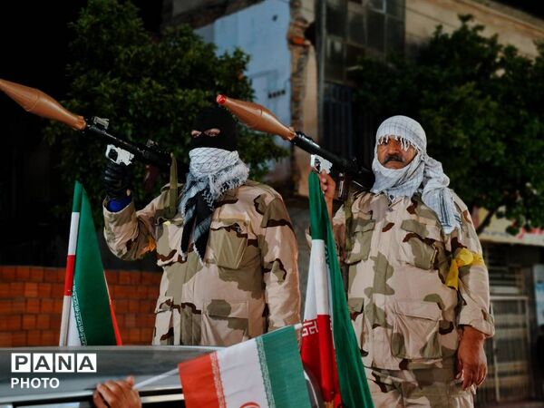 رزمایش جانفدا برای ایران امام رضایی در گلوگاه