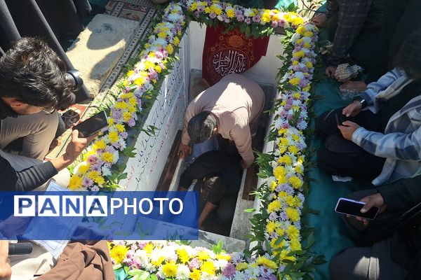 شهید گمنامی که همزمان با شهادت حضرت زهرا (س) به خاک سپرده شد 