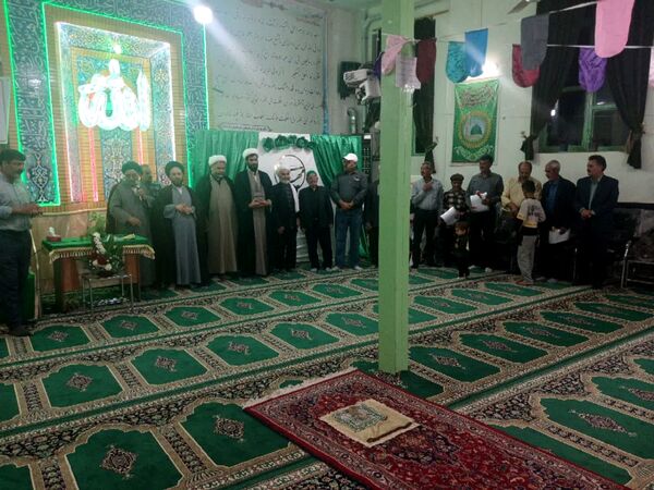 حضور امام جمعه تربت حیدریه در جشن اهالی سربالا