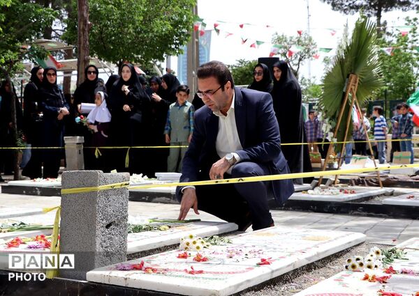 گلباران مزار شهدای تقی زاده ؛ شهیدان جنگ رمضان‌ 