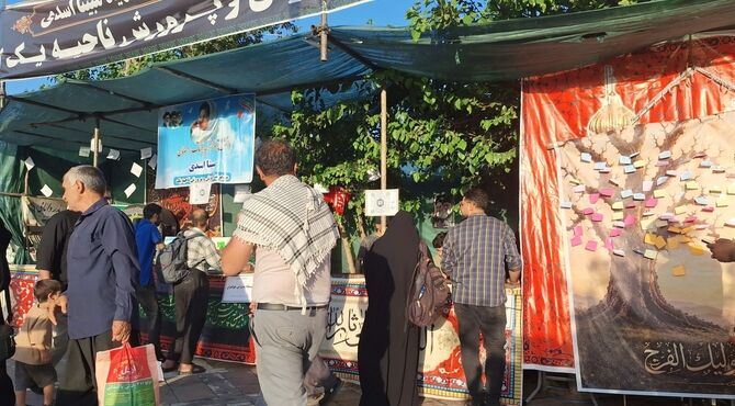 آغاز به کار موکب اربعینی آموزش‌وپرورش ناحیه یک کرمانشاه 