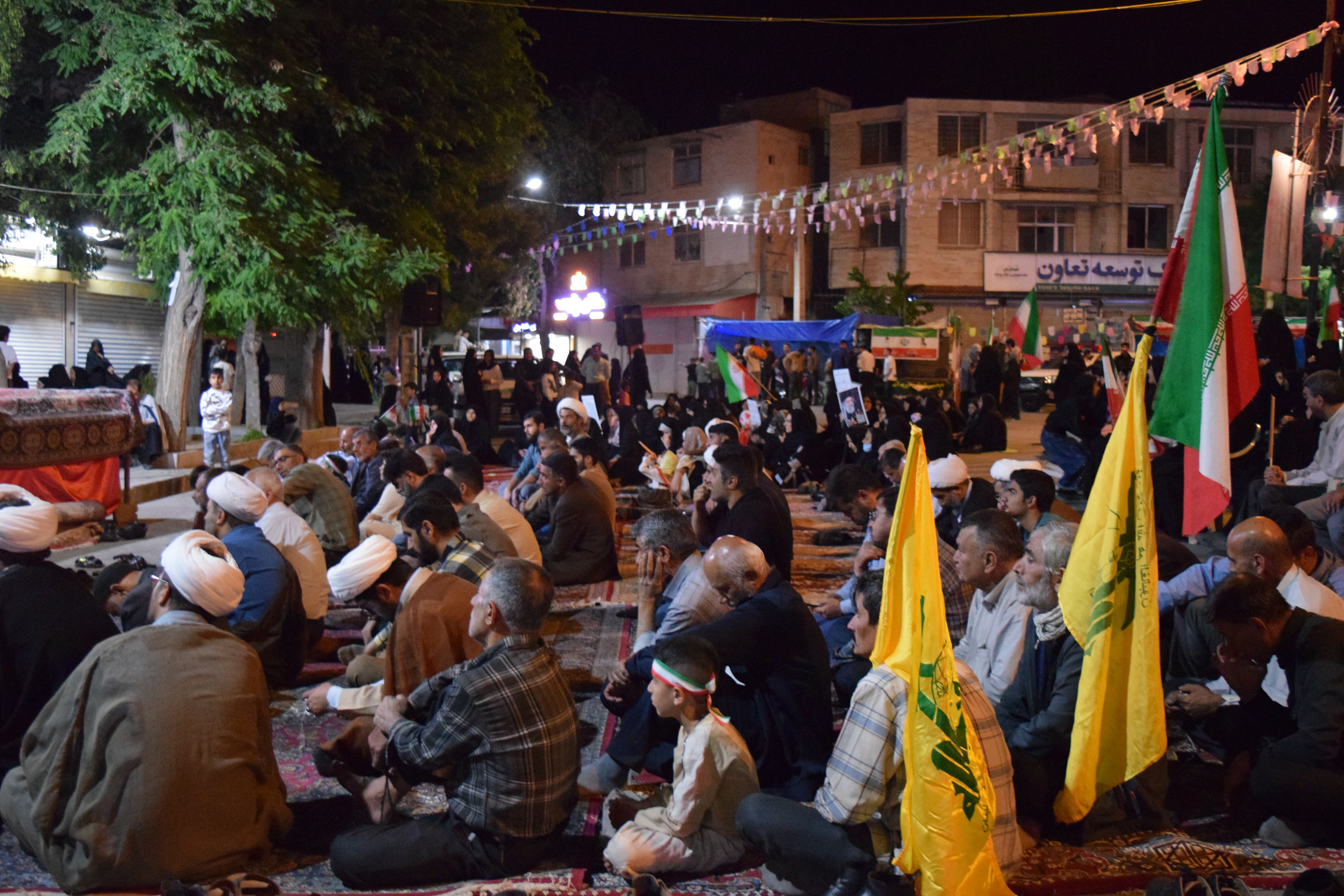 صد و یکمین شب از ایستادگی مردم فارسان 