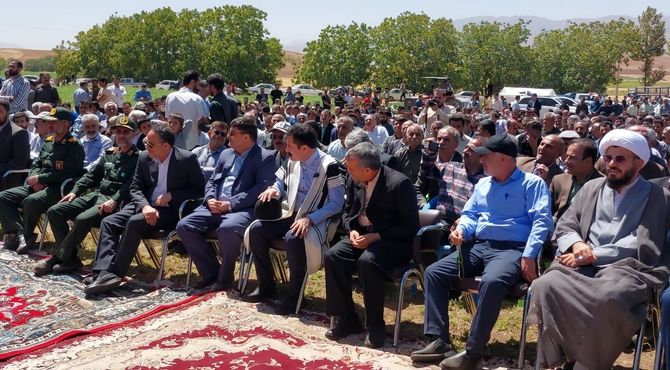 افتتاح پروژه آب‌رسانی خانمیرزا با حضور معاون رئیس‌جمهور در هفته دولت