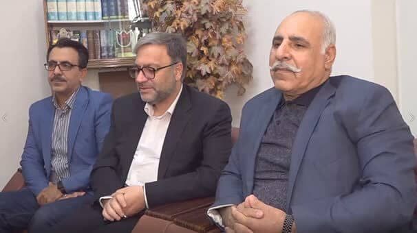 دیدار مدیر کل صدا و سیمای لرستان با محمد فیضی پیشکسوت رسانه  