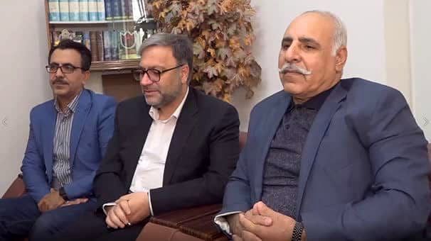 دیدار مدیر کل صدا و سیمای لرستان با محمد فیضی پیشکسوت رسانه  