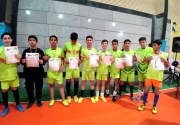 اختتامیه مسابقات تکواندو و فوتبال  در باشگاه شهیدمحمد بروجردی در بروجرد 