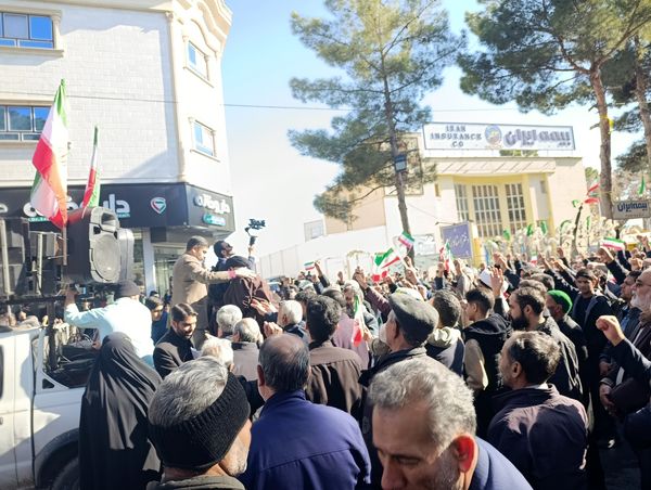 راهپیمایی در محکومیت تروریست های مسلح در تربت حیدریه