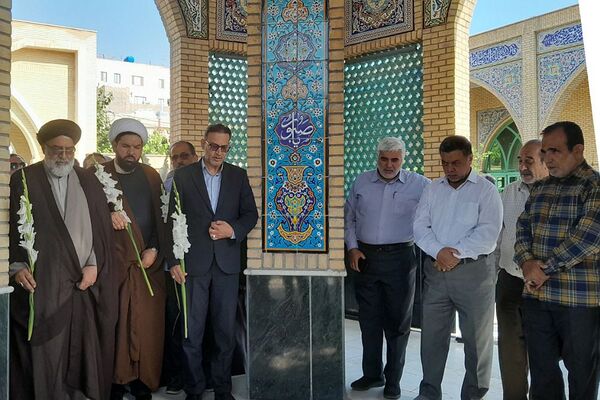 مراسم سالروز شهادت شهید بهشتی و ۷۲ یار انقلاب و چهلمین روز از شهادت رییس‌جمهور و شهدای خدمت در ورامین
