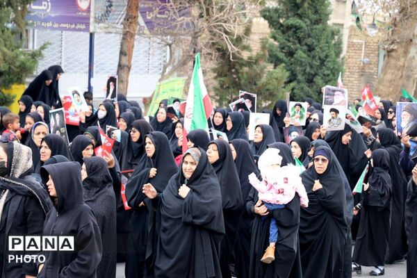 راهپیمایی روز قدس در شهر گلباف
