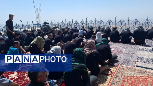 جاماندگان اربعین حسینی در بیجار مسیر عشق را پیمودند