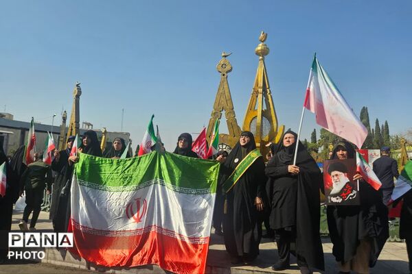 راهپیمایی جان‌فدایان ایران در شیراز - 3