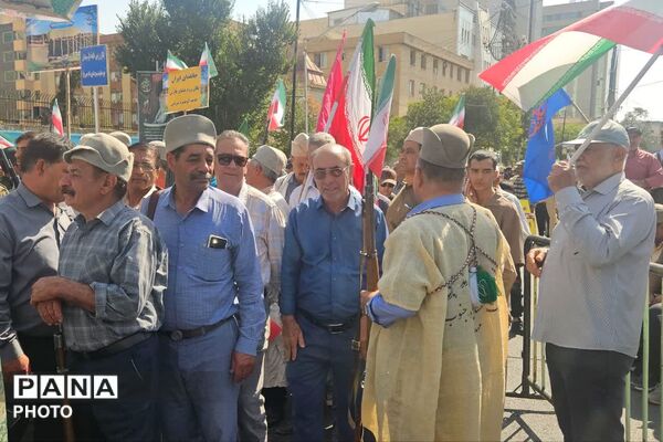 راهپیمایی جان‌فدایان ایران در شیراز - 3