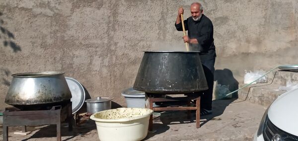 عزاداری فاطمی با حضور شهید گمنام در روستای ورجان قم