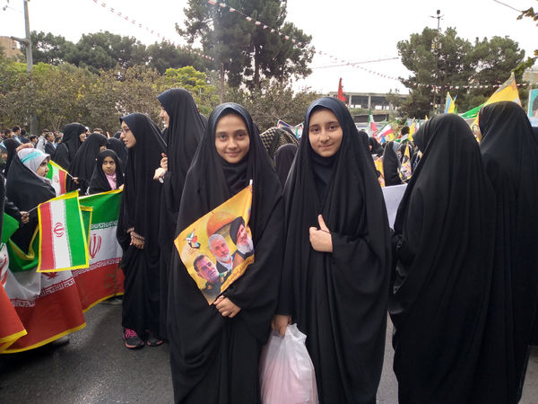 راهپیمایی 22 بهمن در قم -1