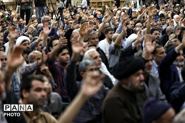 مراسم چهلمین روز شهادت «علی لاریجانی» در قم