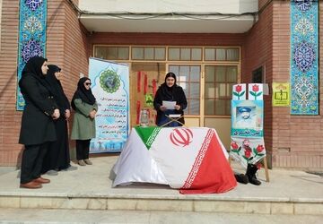 برگزاری یادواره شهدا در هنرستان بصیرت آشخانه